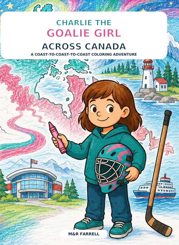 Front cover of Charlie the Goalie Girl Across Canada